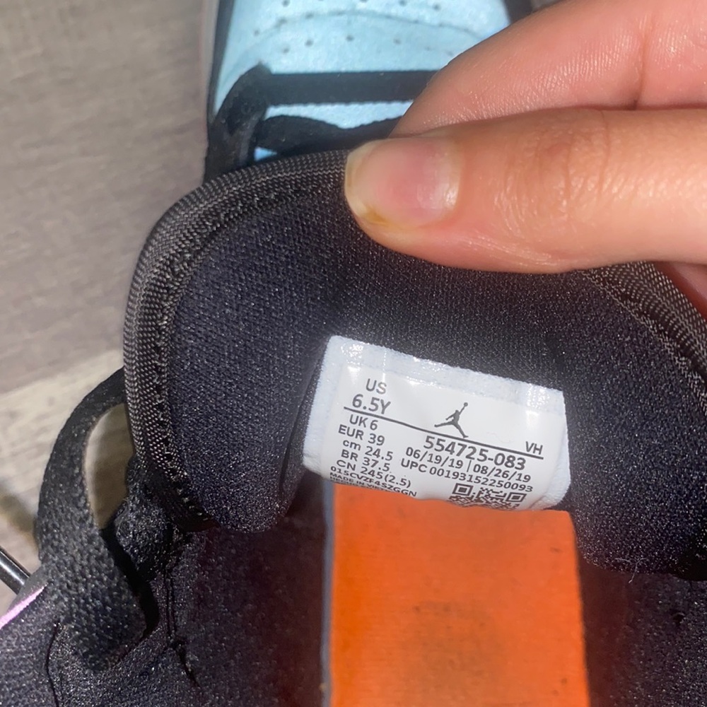 Size of Jordan’s